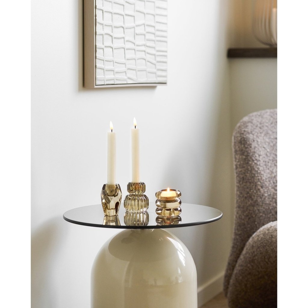 Gold Glass Candle Holders Set - Image 4